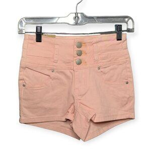 Monarda High Rise Peach Shorts Size Small NWT